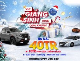 Ưu đãi ngay 40 triệu tiền mặt và quà tặng phụ kiện lên đến 30 triệu đồng - Sở hữu ngay Nissan Navara trong tháng 12 này